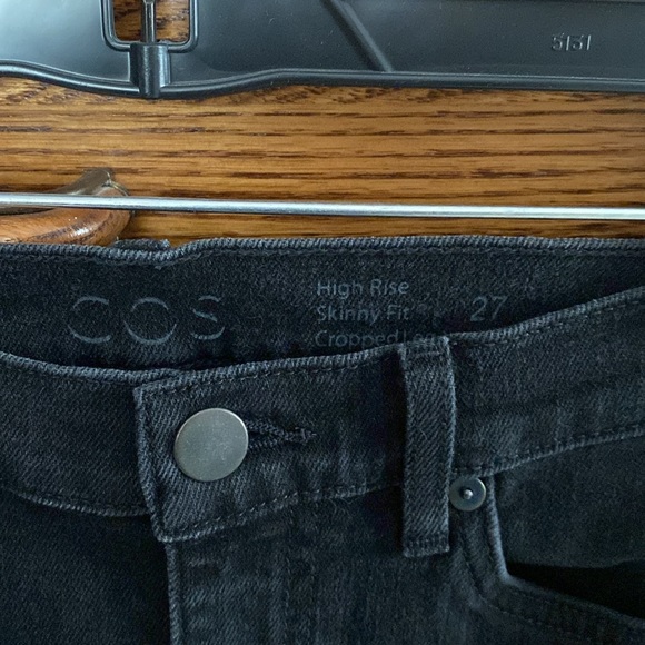 High rise black jeans size 27 stretch - Picture 2 of 6